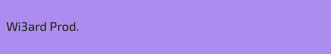 Wi3ard Prod.
